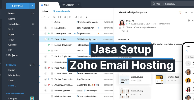 Jasa Setup Zoho Email Hosting • Linux & Open Source