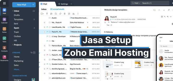 Jasa Setup Zoho Email Hosting • Linux & Open Source