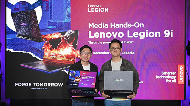 Berita : Lenovo Legion 9i Resmi Hadir di Indonesia: Laptop Flagship 3D untuk Gamer dan Kreator Profesional