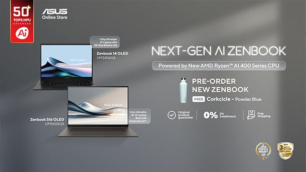 Berita : Era Baru Laptop AI: ASUS Resmi Buka Pre-Order Zenbook Next-Gen di Indonesia!